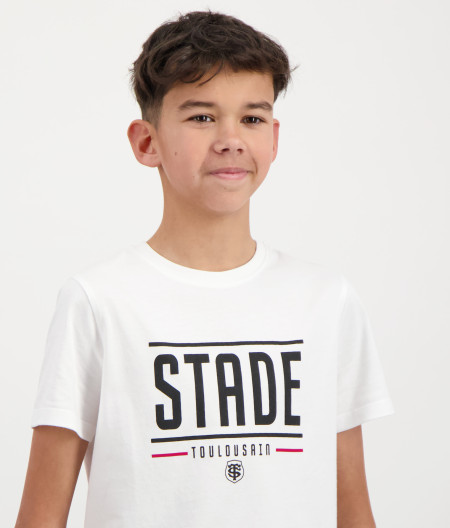 T-shirt Manches Courtes Enfant Create Stade Toulousain noir 1