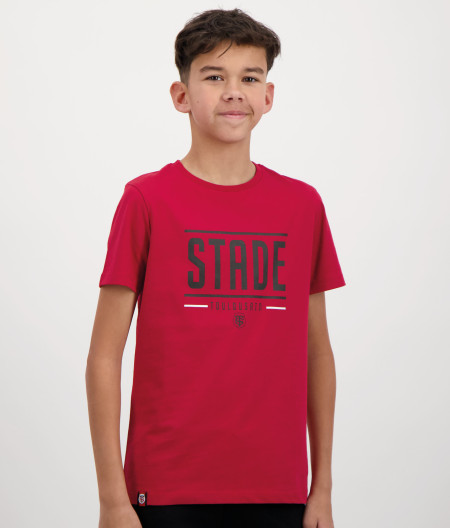 T-shirt Manches Courtes Enfant Create Stade Toulousain noir 1