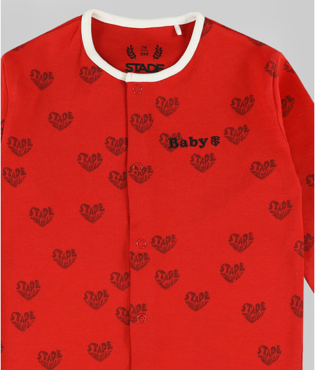 Pyjama Bébé Baby Cœur Stade Toulousain 1