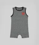 Pyjama Short Sans Manche Bébé Baby Cœur Stade Toulousain noir 1