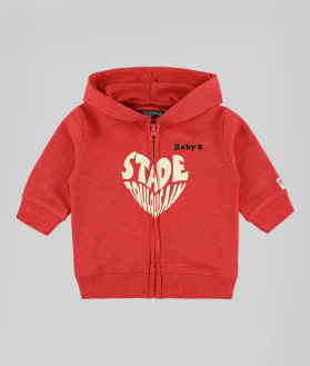 Veste Hoodie Bébé Cœur Stade Toulousain 1