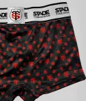Lot de 2 Boxers Enfant Stade Toulousain noir et rouge 2