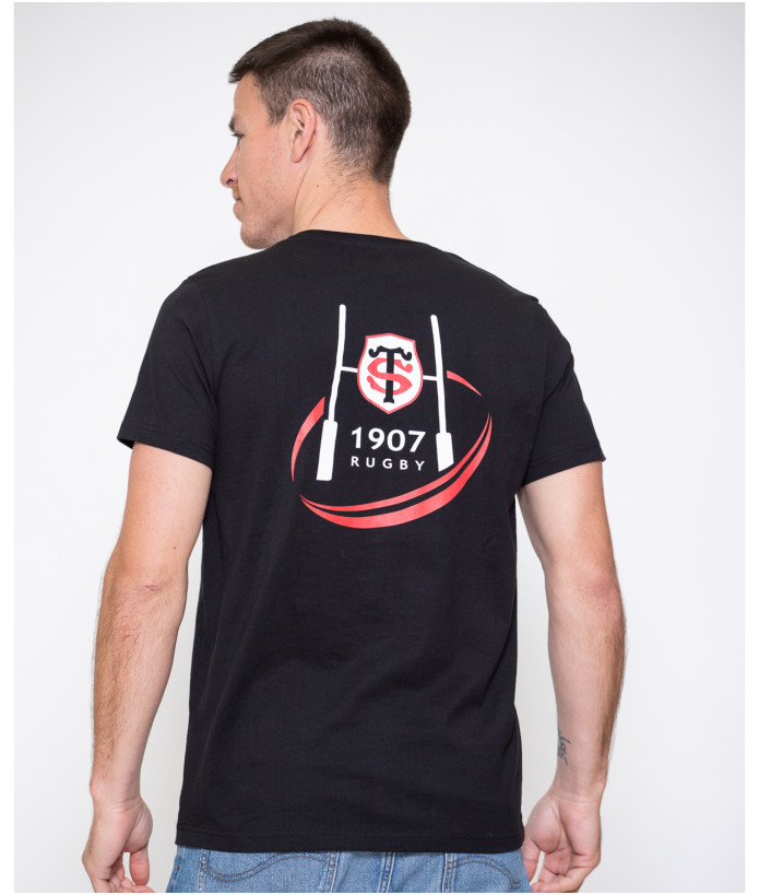 T-shirt Manches Courtes Homme Teescore Stade Toulousain 3