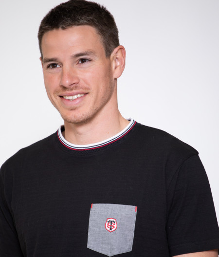 T-shirt Manches Courtes Homme Teewire Stade Toulousain blanc 1