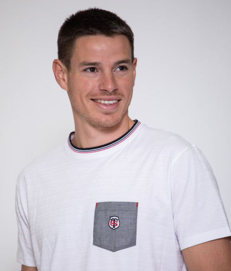 T-shirt Manches Courtes Homme Teewire Stade Toulousain blanc 1