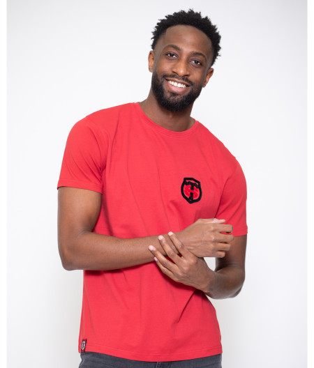 T-shirt Manches Courtes Homme Teetuft Stade Toulousain rouge 1