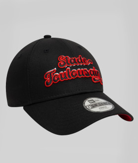 Casquette Enfant New Era Core 3D Stade Toulousain noire et rouge 4