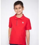 Polo Manches Courtes Enfant Pomesh Stade Toulousain rouge 1