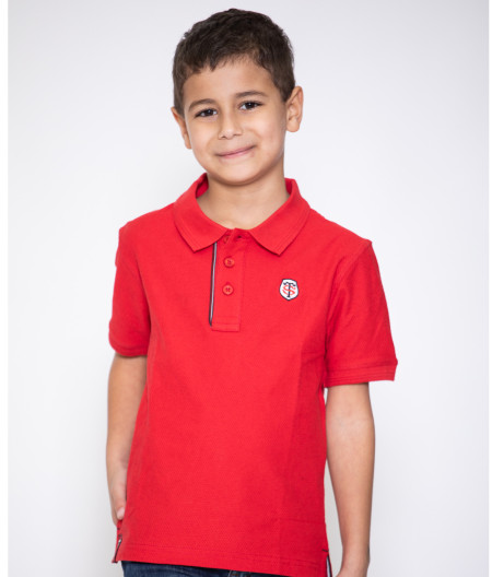 Polo Manches Courtes Enfant Pomesh Stade Toulousain blanc 4
