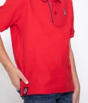 Polo Manches Courtes Enfant Pomesh Stade Toulousain rouge 3