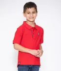 Polo Manches Courtes Enfant Pomesh Stade Toulousain rouge 4