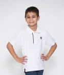 Polo Manches Courtes Enfant Pomesh Stade Toulousain blanc 4