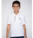 Polo Manches Courtes Enfant Pomesh Stade Toulousain blanc 1