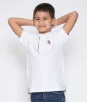 Polo Manches Courtes Enfant Pomesh Stade Toulousain blanc 5