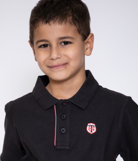 Polo Manches Courtes Enfant Pomesh Stade Toulousain blanc 4