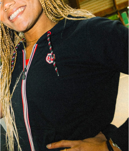 Sweat Veste Hoodie Femme Jemy Stade Toulousain 1