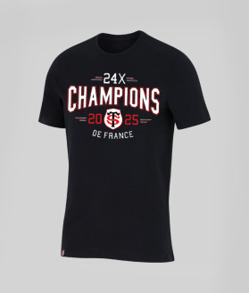 T-shirt Homme Champions de France 2025 Stade Toulousain 3