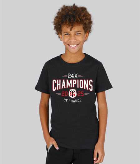 T-shirt Enfant Champions de France 2025 Stade Toulousain 1