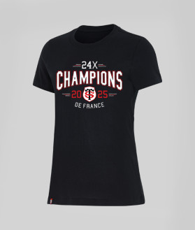 T-shirt Femme Champions de France 2025 Stade Toulousain 4