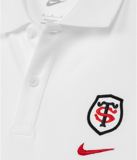Polo Piqué Manches Courtes Homme 25/26 Stade Toulousain noir 1