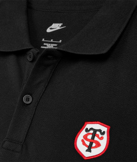 Polo Piqué Manches Courtes Homme 25/26 Stade Toulousain noir 2