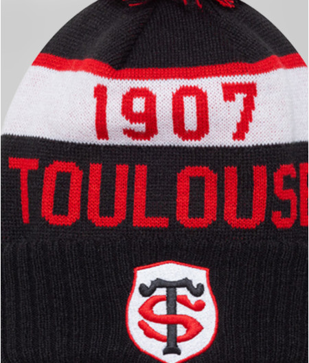 Bonnet Unisexe New Era Pompon Heritage Stade Toulousain 1