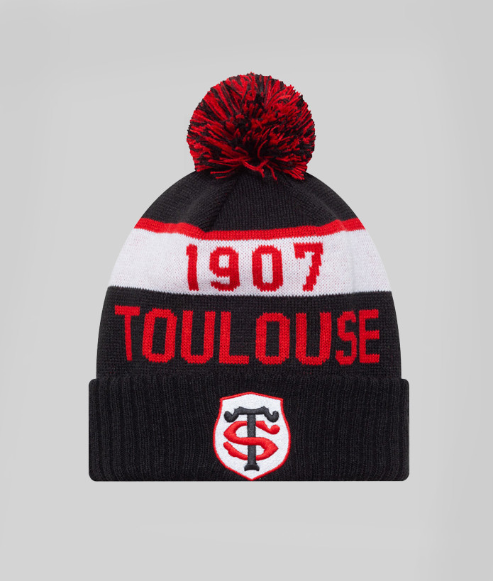 Bonnet Unisexe New Era Pompon Heritage Stade Toulousain 1 Bonnet Unisexe New Era Pompon Heritage Stade Toulousain 1