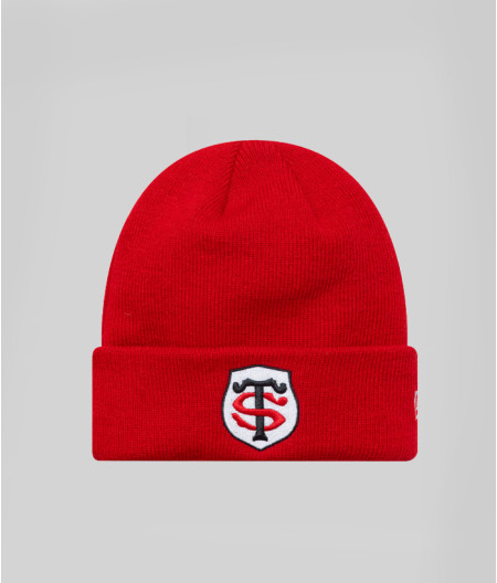Bonnet Kids New Era Basic Stade Toulousain 4 à 7 ans rouge 1