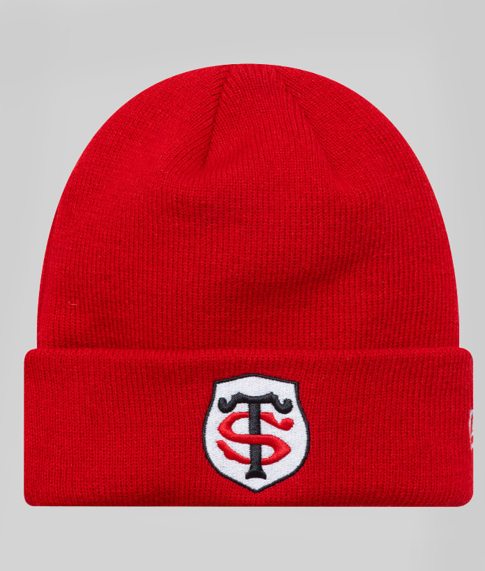 Bonnet Unisexe New Era Basic Stade Toulousain rouge 2 Bonnet Unisexe New Era Basic Stade Toulousain rouge 2