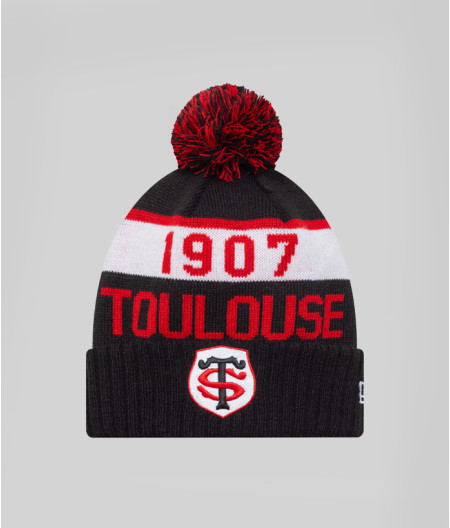 Bonnet Kids New Era Pompon Heritage Stade Toulousain 7 à 13 ans 1