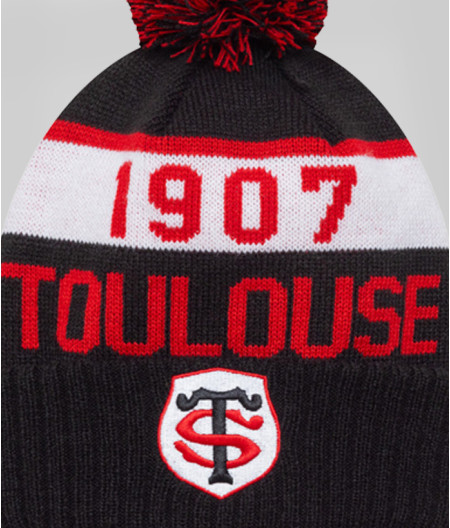 Bonnet Kids New Era Pompon Heritage Stade Toulousain 7 à 13 ans 1