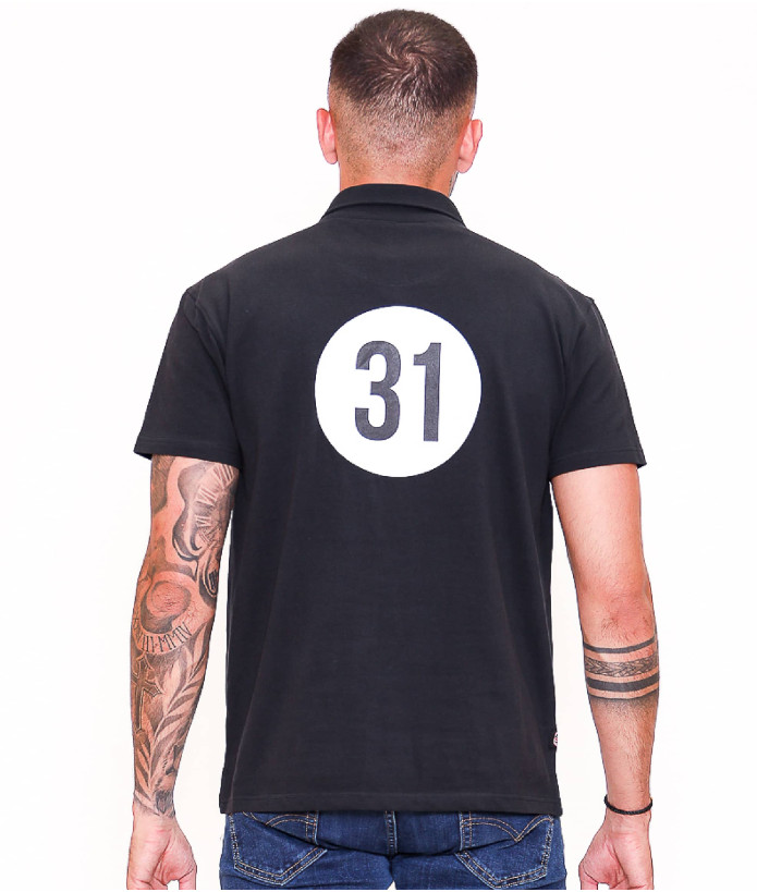 Polo Manches Courtes Homme Placido Stade Toulousain noir 3