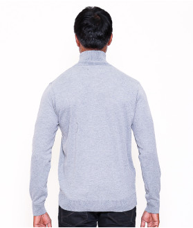 Pull Demi Zip Homme Stevin Stade Toulousain gris 3