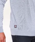 Pull Demi Zip Homme Stevin Stade Toulousain gris 5