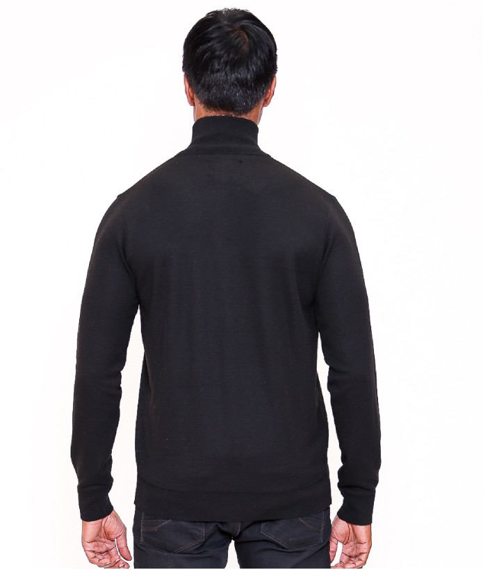 Pull Demi Zip Homme Stevin Stade Toulousain noir 3