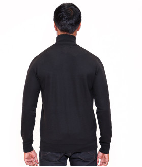 Pull Demi Zip Homme Stevin Stade Toulousain noir 3