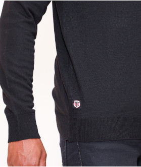 Pull Demi Zip Homme Stevin Stade Toulousain noir 5