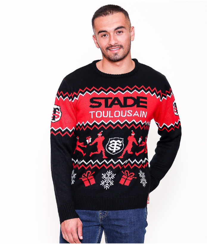 Pull de Noël Unisexe Stade 25 Stade Toulousain 3