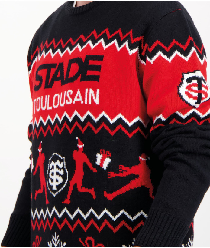 Pull de Noël Unisexe Stade 25 Stade Toulousain 2