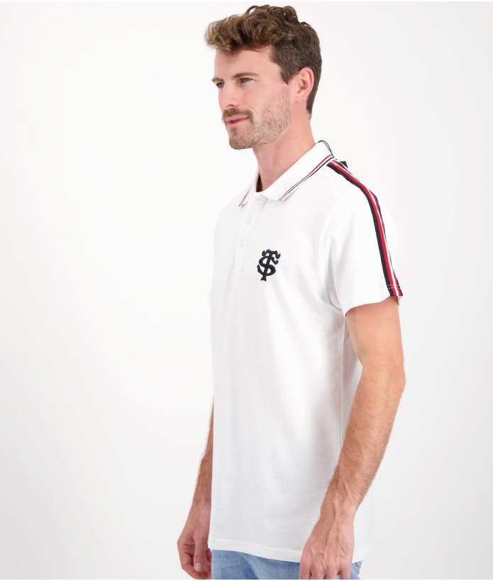 Polo Manches Courtes Homme Expert Stade Toulousain blanc 4