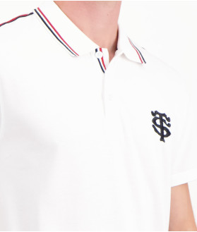Polo Manches Courtes Homme Expert Stade Toulousain blanc 2