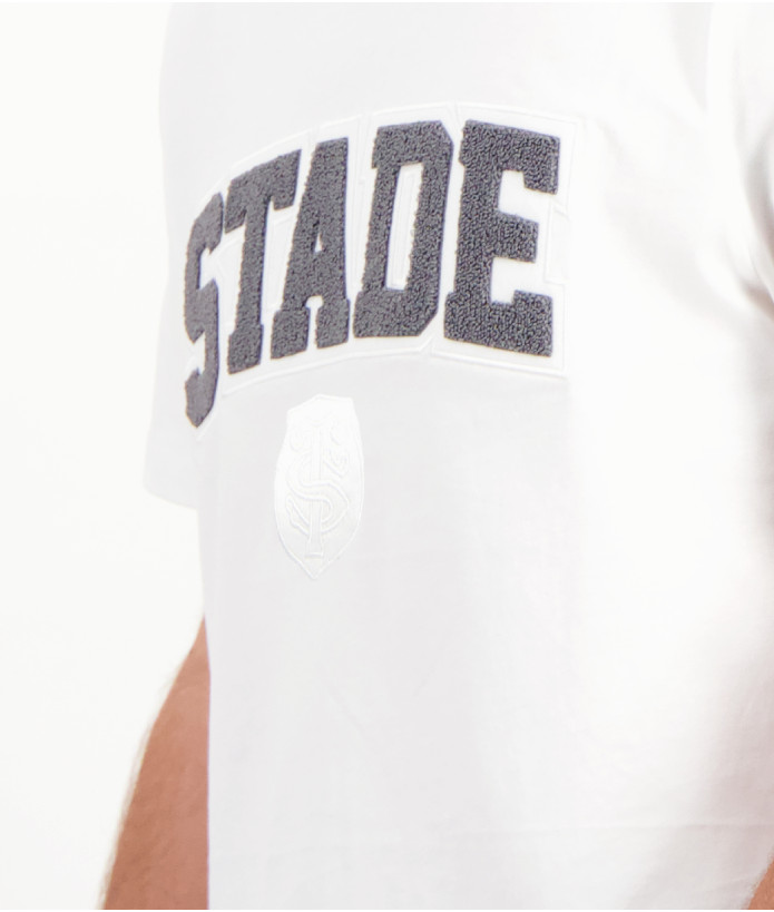 T-shirt Manches Courtes Homme Adi Stade Toulousain blanc 2