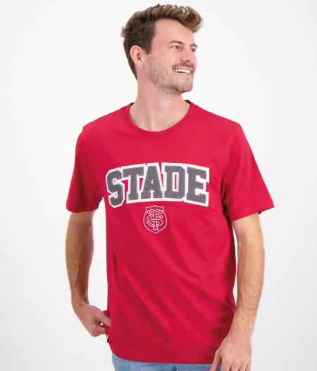 T-shirt Manches Courtes Homme Adi Stade Toulousain rouge 1