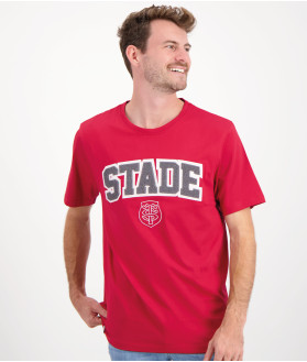 T-shirt Manches Courtes Homme Adi Stade Toulousain rouge 1