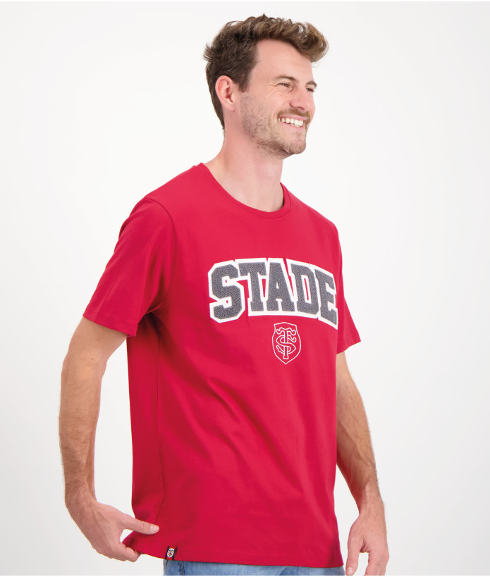 T-shirt Manches Courtes Homme Adi Stade Toulousain rouge 5