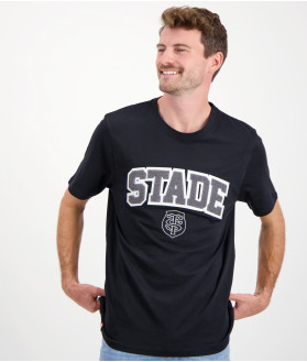 T-shirt Manches Courtes Homme Adi Stade Toulousain noir 1