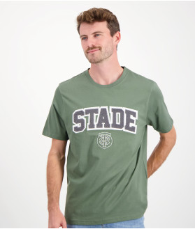 T-shirt Manches Courtes Homme Adi Stade Toulousain kaki 1