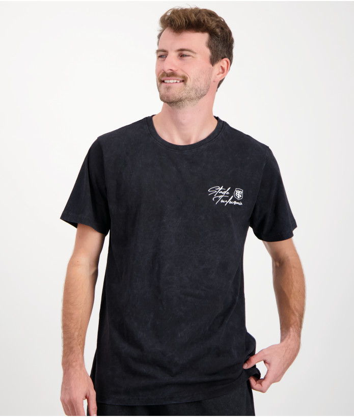 T-shirt Manches Courtes Homme Washed Stade Toulousain 1