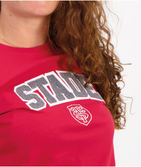 T-shirt Manches Courtes Femme Adi Stade Toulousain rouge 2