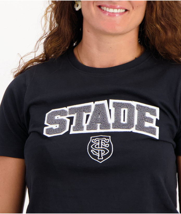 T-shirt Manches Courtes Femme Adi Stade Toulousain noir 2